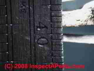 Paint lab Photograph of sample of failed paint